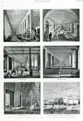 Il commercio di oppio indo-cinese: Note in una fabbrica di oppio a Patna, tratte da The Graphic, 1882