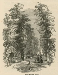 La passeggiata italiana nei Vauxhall Gardens