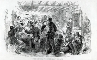 La cucina, Fox-Court Grays Inn Lane, 1851