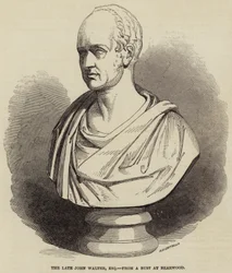 Il defunto John Walter, Esquire, da un busto a Bearwood