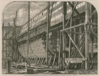 Il Leviathan durante la costruzione