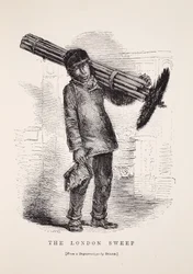 Lo spazzino di Londra, dal dagherrotipo di Richard Beard, illustrazione da London Labour and London Poor di Henry Mayhew, pub. 1862