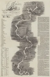 La vista del Tamigi del Lord Mayor (incisione)