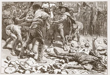 Il Martirio di Costantino di Samosata, illustrazione da 