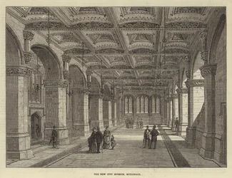 Il Nuovo Museo della Città, Guildhall (incisione)