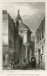 Il vecchio College of Physicians in Warwick Lane