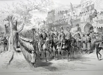 Il Principe di Galles a Delhi: il Chandry Chowk