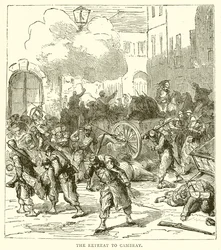 La ritirata a Cambrai
