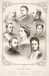 La famiglia reale della regina Vittoria, da 