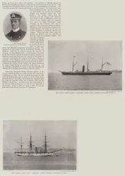 La Royal Navy ad Apia (incisione)