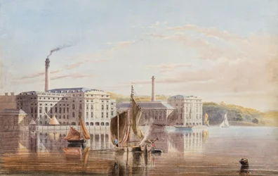 Il Royal William Victualling Yard, Stonehouse, c.1840