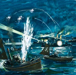 Le forze russe scambiano una flotta di pesca britannica per invasori giapponesi