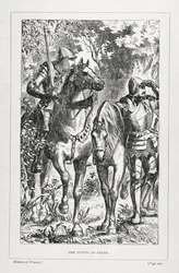 Gli esploratori a Patay, da La storia della Francia, di Emile de Bonnechose, pubblicato da Ward, Lock and Co, Londra