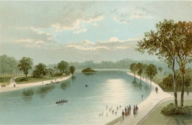 Il Serpentine, dal ponte