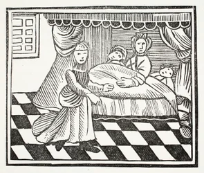 Il Significato dei Sogni, illustrazione da Chap-books of the Eighteenth Century di John Ashton, pub. 1882