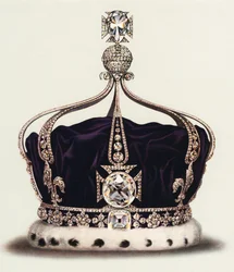 La Corona di Stato della Regina Maria dai Gioielli della Corona d