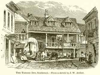 La locanda Tabard, Southwark