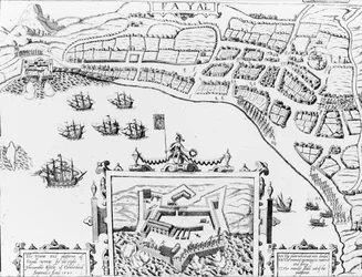 La città e la piattaforma di Fayall conquistate dal nobile conte di Cumberland, 2 settembre 1589