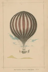 Il pallone di Vauxhall di Mr Green; Vauxhall Gardens, Londra
