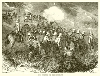 La battaglia di Ferozeshah (1845)