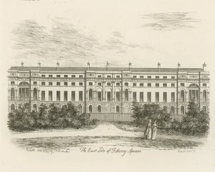 Il lato est di Fitzroy Square