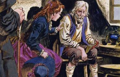 Il vecchio calzolaio non riconobbe sua figlia