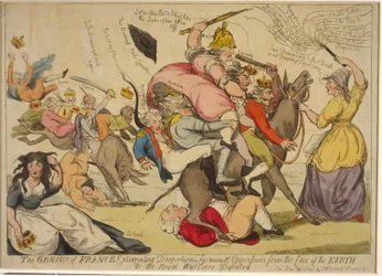 Il genio della Francia estirpa il dispotismo, la tirannia e l