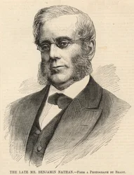 Il defunto Benjamin Nathan (incisione)