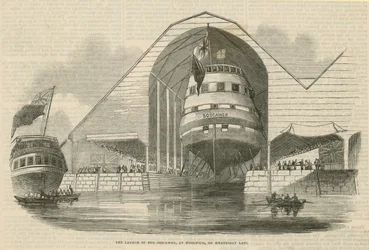 Il varo del Boscawen a Woolwich