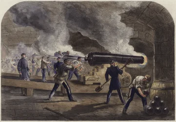 La batteria principale a Fort Sumter