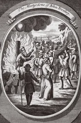 Il martirio di John Denley, illustrazione da 