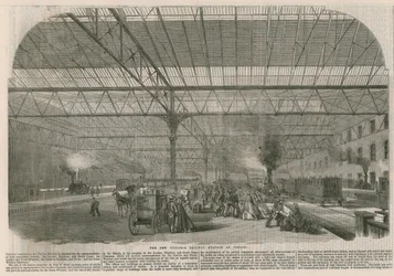 La nuova stazione ferroviaria Victoria a Pimlico, Londra