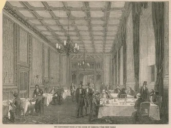 La sala rinfreschi alla Camera dei Comuni