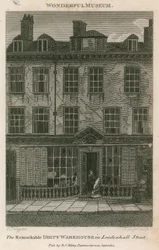 Il notevole magazzino sporco in Leadenhall Street, Londra