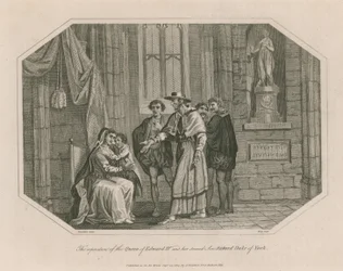 La separazione della Regina di Edoardo IV e del suo secondo figlio, Riccardo Duca di York