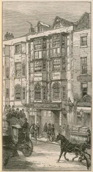 La cosiddetta casa di Shakespeare in Aldersgate Street