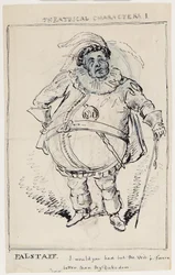 Personaggi teatrali 1: Falstaff, c.1825