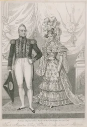Le loro Maestà Re Guglielmo IV e Regina Adelaide
