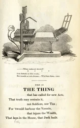 Questo è il Cosa, illustrazione da The Political House that Jack Built di William Hone, pubblicato nel 1819