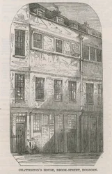 Casa di Thomas Chatterton, Brooks Street, Holborn, Londra