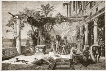 Tiberio a Capreae (litografia)
