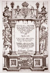 Frontespizio, Knolles Generall Historie of the Turks, pub. da Adam Islip, 1603