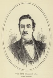 Tom King, campione, 1863, da una fotografia