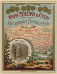 Tom Smith & Co Ltd, Novità di Natale, Crackers di Natale, Copertina del dépliant