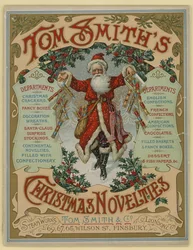 Tom Smith & Co Ltd, Novità di Natale, Crackers di Natale, Copertina del dépliant