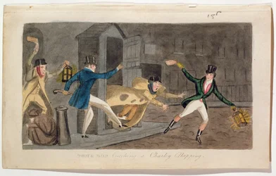 Tom e Bob che catturano un Charley addormentato, 1821