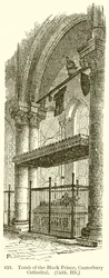 Tomba del Principe Nero, Cattedrale di Canterbury