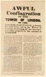 Incendio della Torre di Londra, 1841