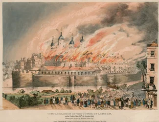 Incendio della Torre di Londra, 1841