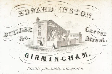 Cartolina commerciale, Edward Inston